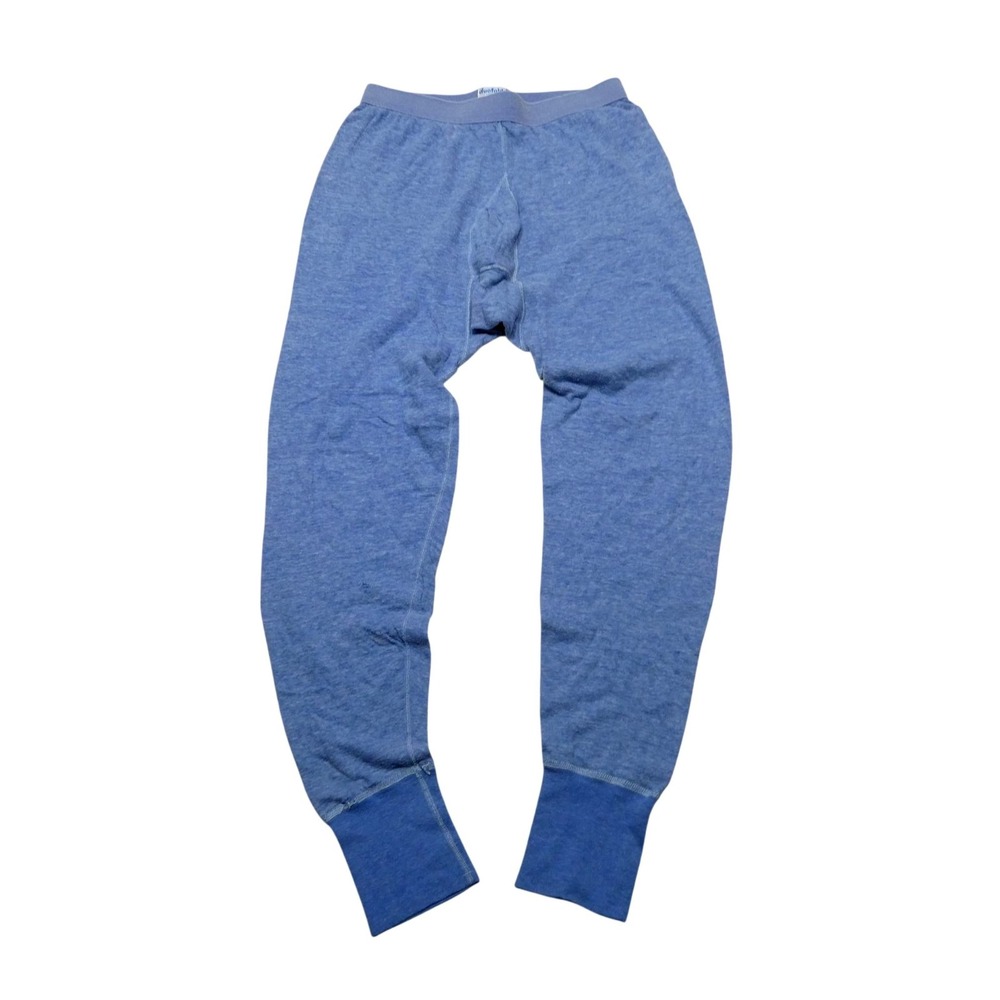 Vintage Duofold Pants Mens 38 Blue Thermal Two Layer Long Johns Underwear